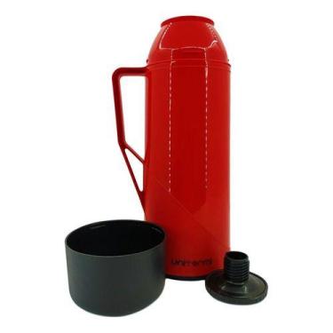 Imagem de Garrafa Térmica Roma 500ml Vermelha Unitermi Cor Vermelho