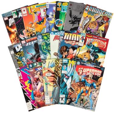 Imagem de 20 Assorted Comic Book Value Collection w Guaranteed Prestige Trade Paperback- Even Split Between Marvel, DC & Indie Faves- No Dupes or Inappropriate Content - Holiday Super Hero or Graphic Novel Gift