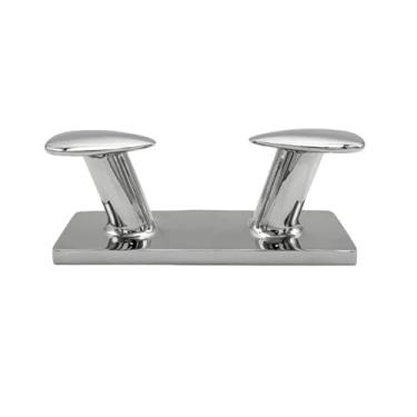 Imagem de Ship Fittings 12Inch Double Horn Bollard Boat Dock Cleat 316 Stainless Steel Boat Cleat Mooring Cleat Marine Double Cross for Boat Accessories Marine Hardware