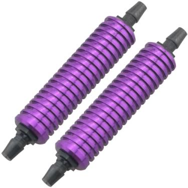 Imagem de SJZBIN 2PCS Aluminum Fuel Tank Air Cooler Fuel Back Pressure Cooling Compatible with 1:0 and 1:8 Scale Model Petrol Car