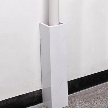 Imagem de Esconderijo De Tubo Sob A Pia, Interior Exterior Banheiro Largo 10 15 18 20 30 Cm Ac Split Line Cover Enclosure Fácil De Cortar Instalar, Tubulação Duto Raceway Concealer, L W D, 100cm x 10cm x 10cm