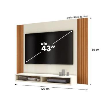 Imagem de Painel Tokyo Para TV De Até 43 Polegadas Com 2 Nichos - ViaNossa,  Off