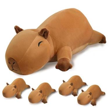 Imagem de Peluche de pelúcia de capivara SQEQE para mamãe com presente de Natal 