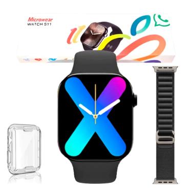 Imagem de Relógio Smartwatch S11 Serie 11 Whatsapp Chatgpt Amoled Nfc