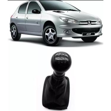 Imagem de Coifa Cambio Manopla Bola Preta Peugeot 206 206 S