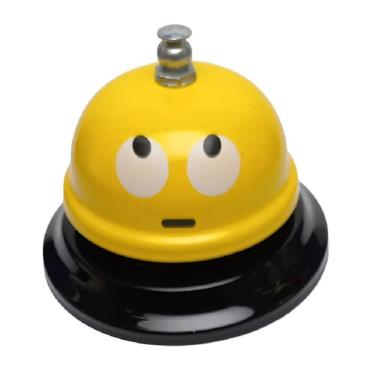 Imagem de Sino De Mesa Emoji Smiles Pensativo Campainha Sineta