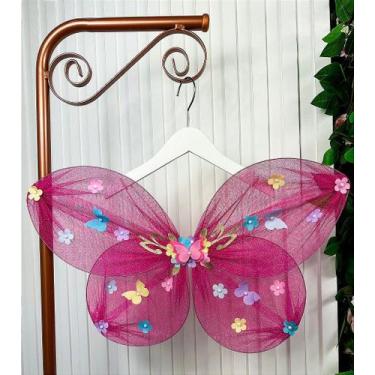 Imagem de Asa de Borboletas e Fadas Infantil Rosa - Belli Kids - no-brand