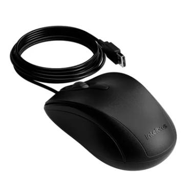 Imagem de Mouse Intelbras Mci20, 1000 DPI, Com Fio 1.8M, USB, Preto