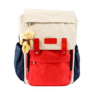 Imagem de Bolsa Mochila Maternidade Viagem Trabalho Imperemeável Bebê Menino Men