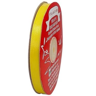 Imagem de TRADER, Fita De Cetim Trader 15mm N°3 Com 50 Metros, COR 015 AMARELO