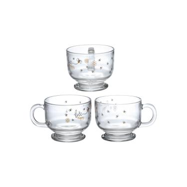 Imagem de Caneca Vidro Jumbo Honey Hauskraft 500 ml