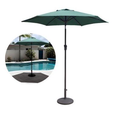 Imagem de Ombrelone Guarda Sol Central 2,30 Metros Com Base Jardim - Revomax Omb