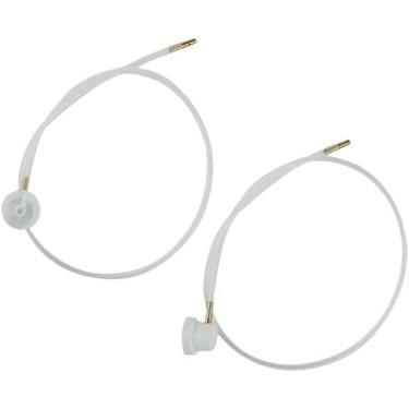 Imagem de 2 peças de mangueira de extensão de bocal de 360 graus para latas de spray de aerossol, pistolas de pulverização de tinta, branca