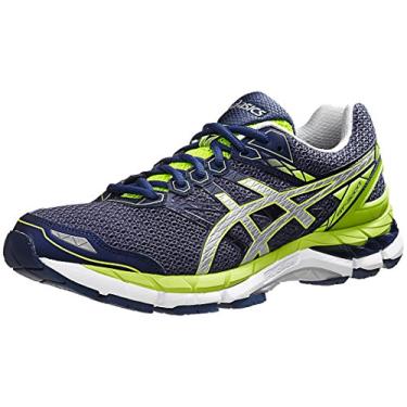 Imagem de ASICS Masculino Sintético-E-Malha Gt-3000 4, D 8 Azul Amarelo