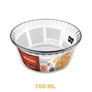 Imagem de Refratário de Vidro Forma Redonda Suflê 700ml Marinex - NADIR FIGUEREI
