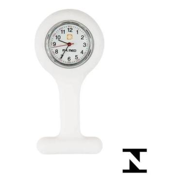 Imagem de Relógio De Lapela Enfermagem Relógio Broche De Silicone - P.A.MED, Bra