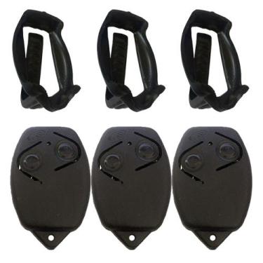 Imagem de 3 Controle Remoto Motor Portão Rossi DZ4 DZ3 Nano Turbo 3 Presilha Cli