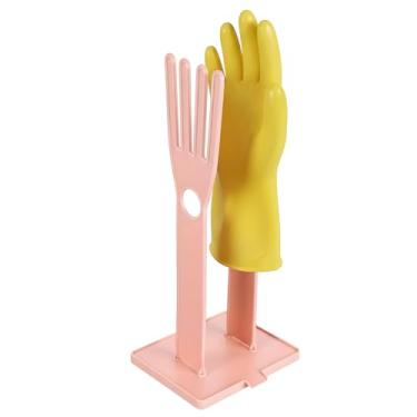 Imagem de 2 porta-luvas de cozinha, suporte de luva de cozinha, suporte de plástico para secador, luvas de borracha reutilizáveis, suporte de secagem de roupas para luvas de prato e panos, ferramenta de