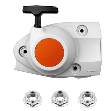 Imagem de Dakule Capa de arranque 4238-190-0300 compatível com serras de corte Stihl TS410 TS420 TS480i TS500i TS510i substitui OEM 4250-190-0301 4238-190-0302 4238-190-0402 4238 190-0404 com 3 porcas