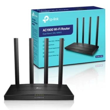 Imagem de Roteador Wireless Gigabit Dual Band 1300mbps Ac1900 Mu-mimo Archer C80 Tp-link