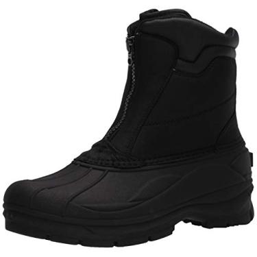 Imagem de TECS Bota masculina, inverno, neve, bota, Preto, 45