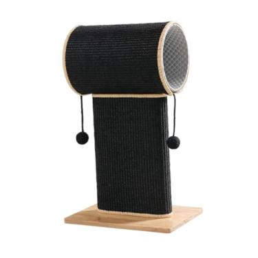 Imagem de Generic Postagem de arranhões de gato com moldura de escalada de túnel de túnel Playground Sisal Scratcher Training Toining para gatos internos Garras de
