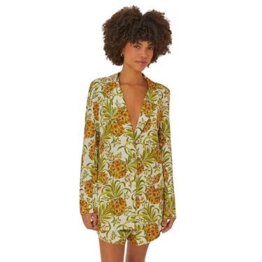 Imagem de Short Farm Sarja Estampado Abacaflor-Feminino