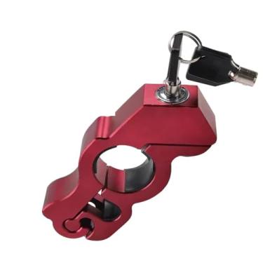 Imagem de Trava de guidão ajustável antifurto resistente, trava de freio de aderência de motocicleta, acessórios portáteis antiferrugem de liga, adequado para motocicletas, scooters, bicicletas, quadriciclos