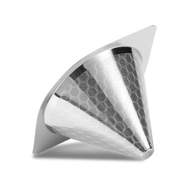 Imagem de HAPYHOOM Filtros de café perfeitos para cafeteira Chemex de 6, 8, 10 xícaras, adequados para Bodum e Hario V60, molho de café reutilizável de aço inoxidável - Melhor cafeteira e acessórios de bar