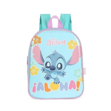 Imagem de Mochila de Costas Luxcel Stitch Baby Aloha Verde-Feminino