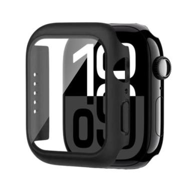 Imagem de Capa para Apple Watch Seria 10 46mm - acrílico com vidro - Genérica
