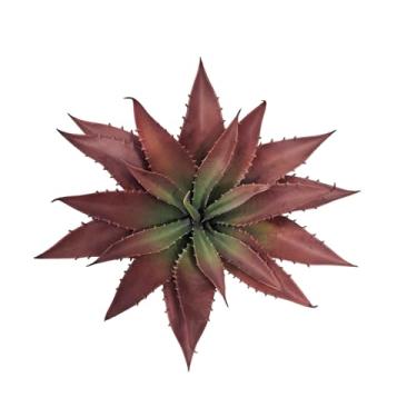 Imagem de Gcrdplat Planta artificial de Aloe Vera, suculentas falsas grandes realistas para decoração interna e externa, vermelha