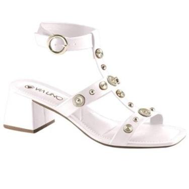 Imagem de SANDALIA VIA UNO SALTO BLOCO REF 855040SSAVV FEMININO-Feminino