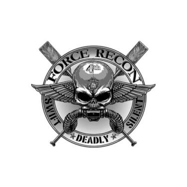 Imagem de Adesivo Force Recon Adesivo Externo - Mundo Do Militar