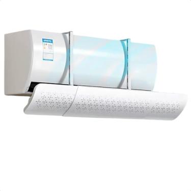 Imagem de Defletor de Ar Condicionado Split Universal Ajustável 60 a 103cm Direcionador de Vento Saída de ar Conforto Térmico Sem o Ar Gelado Direto em Você.