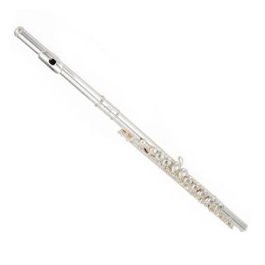 Imagem de Flauta Instrumento de Flauta 16 Furo Fechado Chave C com Chave E Cobre Niquelado Exame de Desempenho Profissional