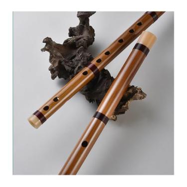 Imagem de Flauta de bambu profissional para flauta profissional para iniciantes instrumento musical para adultos flauta amarga (tecla D)