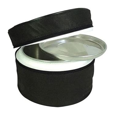 Imagem de Marmita Termica Redonda de Alumínio com Isopor Grande N 16 + Bolsa