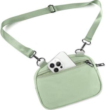 Imagem de Bolso Pequeño Cruzado MAXTOP con Correa Desmontable Verde