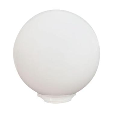Imagem de ＡＷＨＡＯ Globo de acrílico para poste de luz, abajur de esfera branca de reposição para postes de luz, iluminação pública, quintal, calçada, pátio e jardim, 200mm