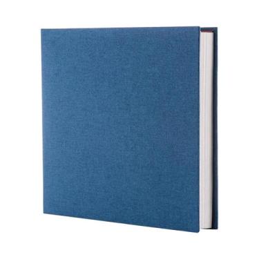 Imagem de Álbum De Recortes De Linho Autoadesivo Para Fotos 2x3 4x6 5x7 8x10 Liv