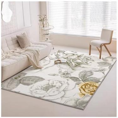Imagem de SPXMQSS Tapete de área grande para sala de estar, tapete antiderrapante para quarto de dormir, lavável resistente ao desgaste para sala de estar, quarto, sala de jantar, escritório C 200 x 250 cm