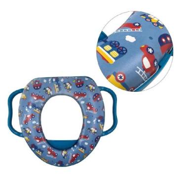 Imagem de Assento troninho acolchoado confortavel adaptador universal vaso sanit