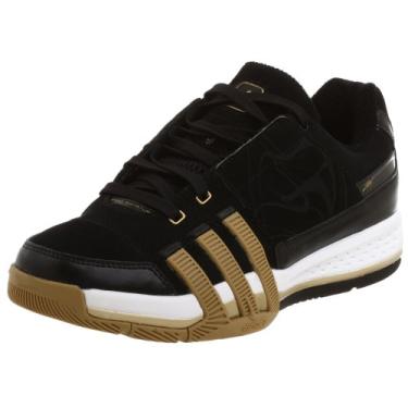 Imagem de adidas Tênis de basquete masculino TS Creator Lo, Preto/ouro/prata, 11