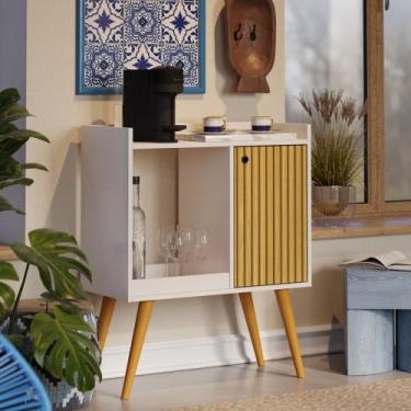 Imagem de Aparador Sala Retrô Pés Palitos Em Madeira Maciça Linus Cantinho do Ca