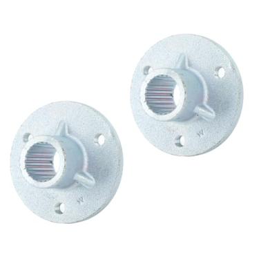 Imagem de Generic Cubo da Roda do Eixo Traseiro Com Desempenho Estável para Quadriciclo ATV Go Kart, Material de Liga de Aço Preto 23T Cubo da Roda do Eixo Traseiro Com 3 Pinos para Pneus de 5"