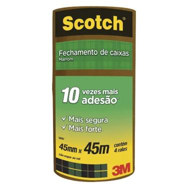 Imagem de Fita De Empacotamento Marrom 45mmx45m 3m