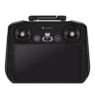 Imagem de Capa antirriscos RC 2 para controle DJI RC2 decalque película para controle remoto AIR3 capa adesiva acessórios de equipamento de vídeo fotográfico (cruz ultra preta, para DJI RC2)