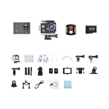 Imagem de Câmera De Ação 4K Para Exterior Com WiFi, Gravação De Vídeo Em Capacet