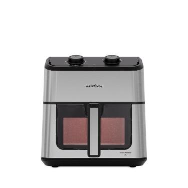 Imagem de Air Fryer Britânia 8L Redstone Visor Glass BAF80A 110V